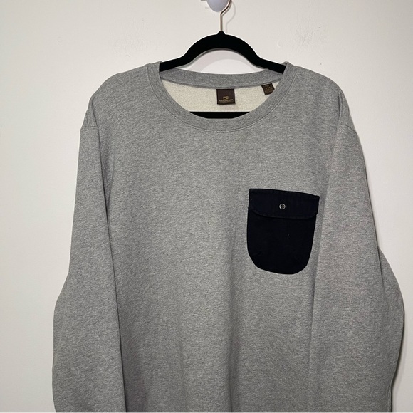 Scotch & Soda Men Grey Casual long sleeve crewneck comfy sweatshirt in size XXL - Picture 2 of 7